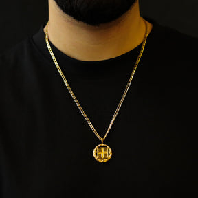 Griechenland Wappen Kette Herren am Model