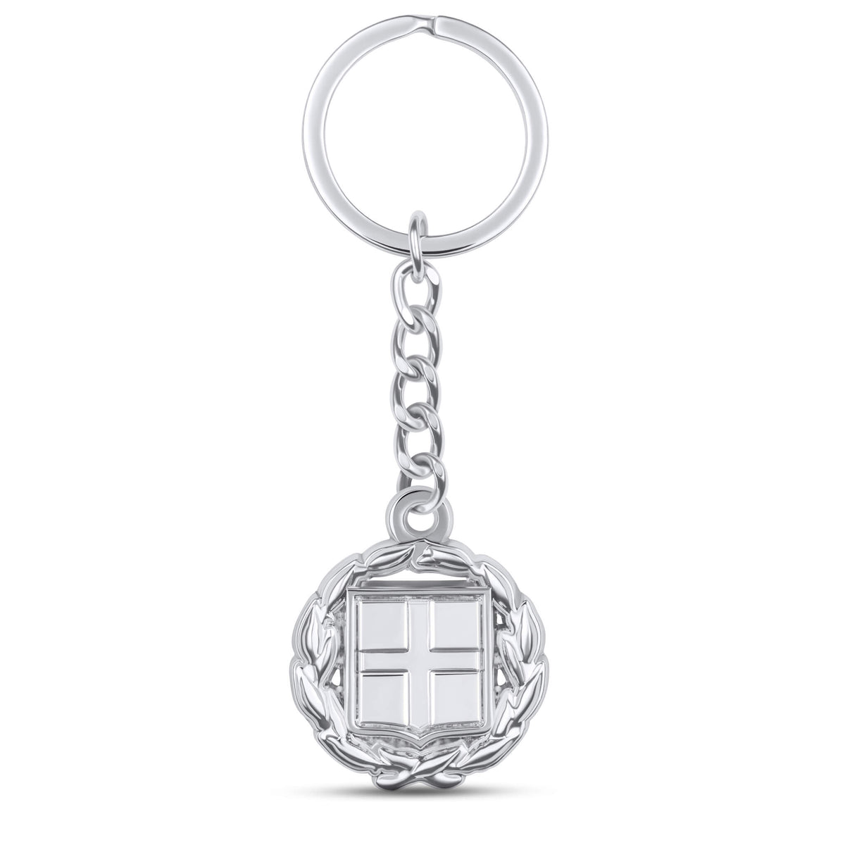 Griechenland Wappen Schlüsselanhänger Silber Edelstahl | d'origine