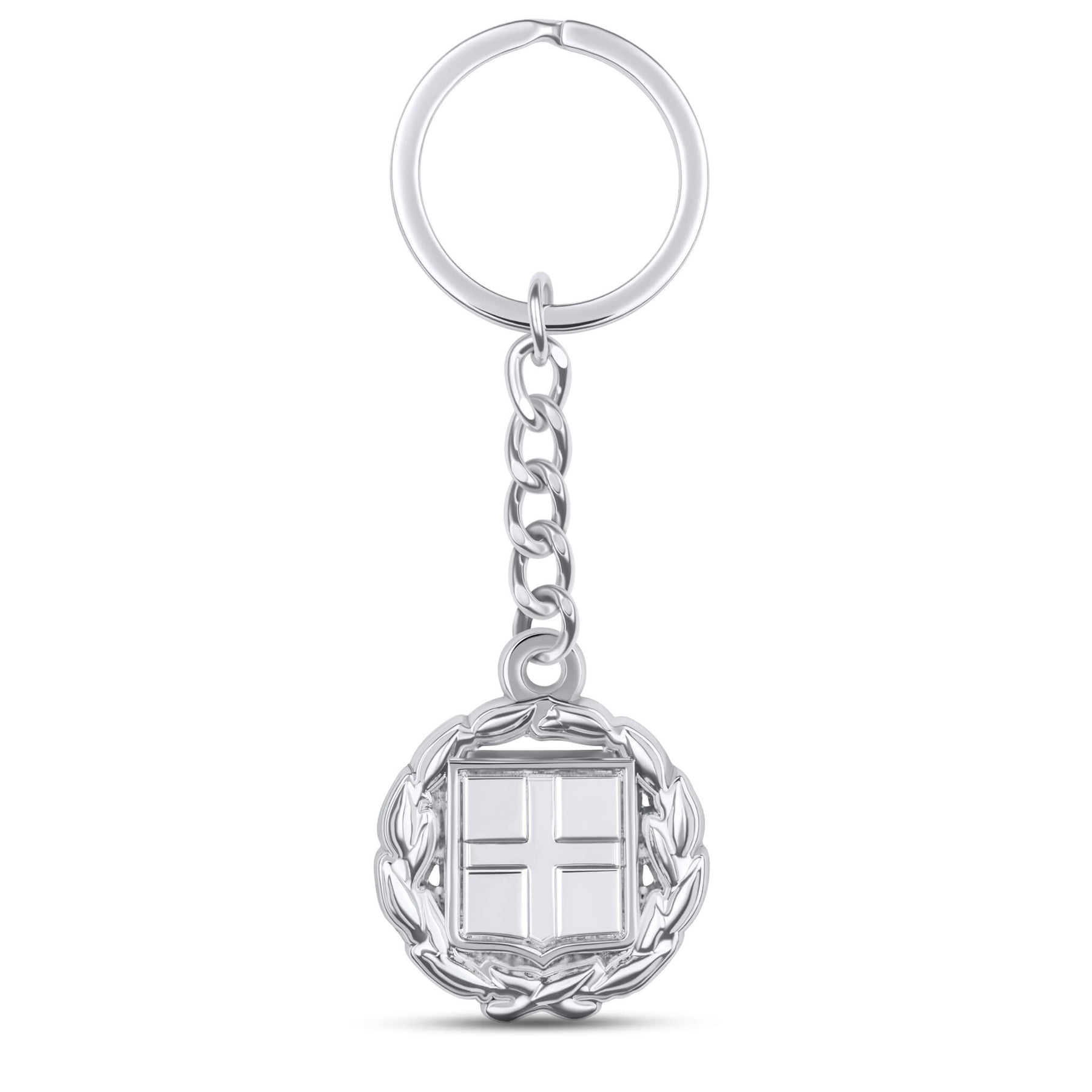 Griechenland Wappen Schlüsselanhänger Silber Edelstahl | d'origine