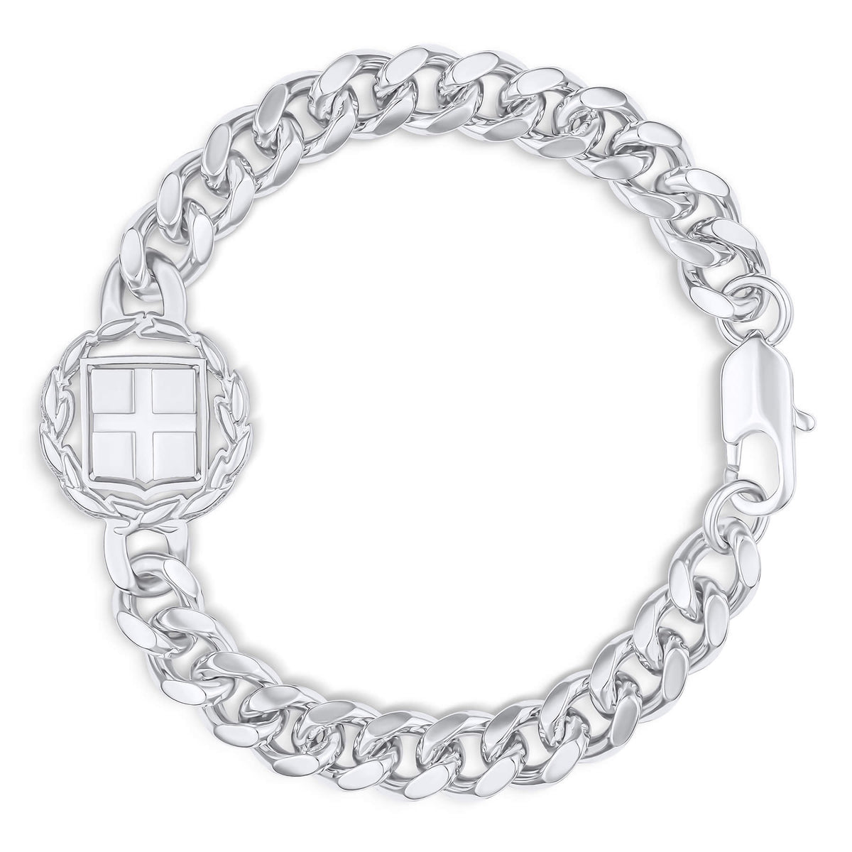 Griechenland Wappen Armband Herren Silber wasserfest | d'origine
