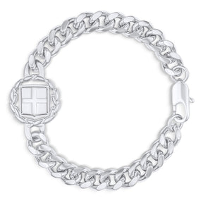 Griechenland Wappen Armband Herren Silber wasserfest | d'origine