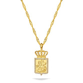 Georgien Wappen Kette Damen 18K Gold | d'origine