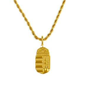 Ungarn Wappen Kette Herren 18K Gold | d'origine