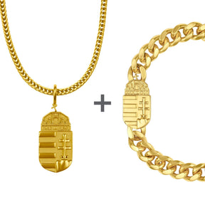 Hungary Emblem Jewelry Set Men | d'origine