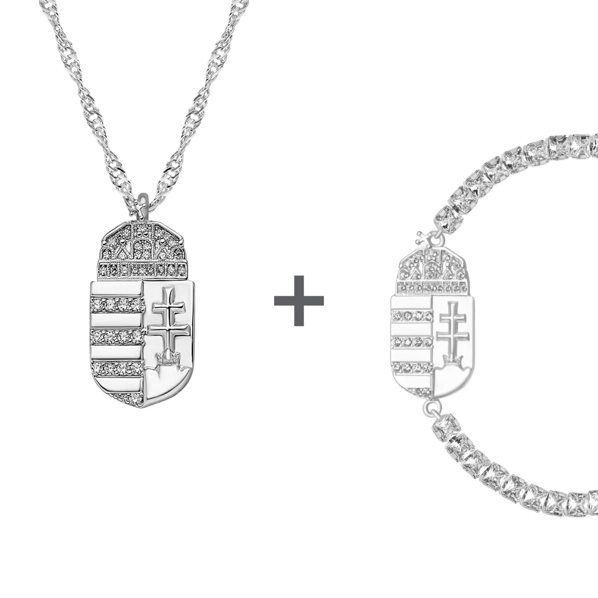 Ungarn Wappen Schmuck Set Damen | d'origine