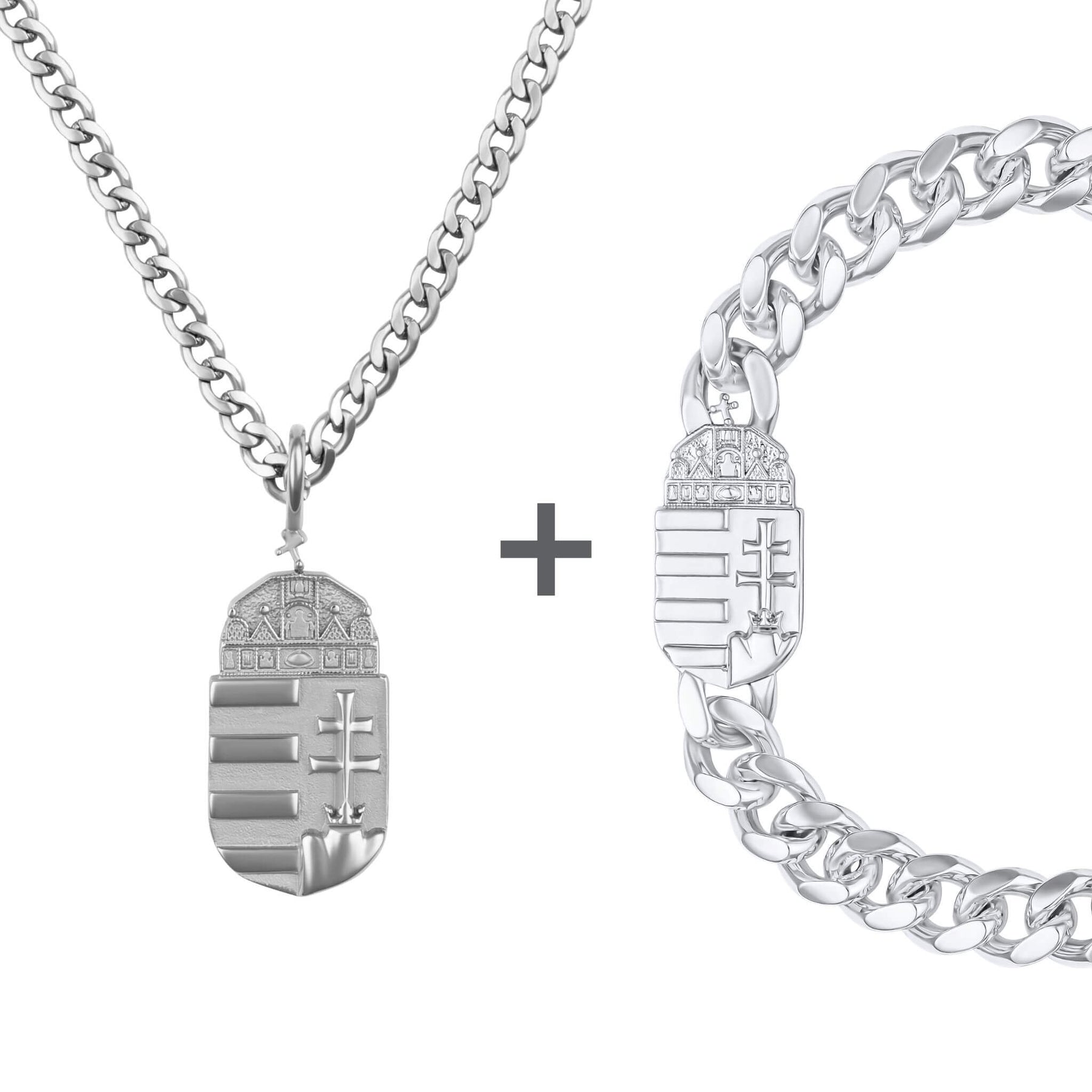 Hungary Emblem Jewelry Set Men | d'origine