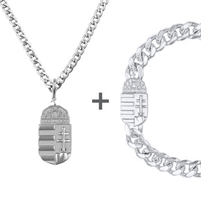 Hungary Emblem Jewelry Set Men | d'origine