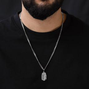 Ungarn Wappen Kette Herren getragen am Model