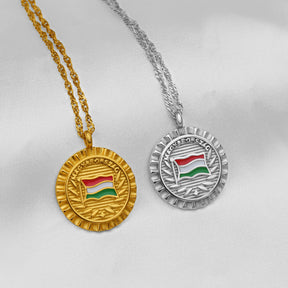 Hungary Flag Necklace Women Stainless Steel – Flag
