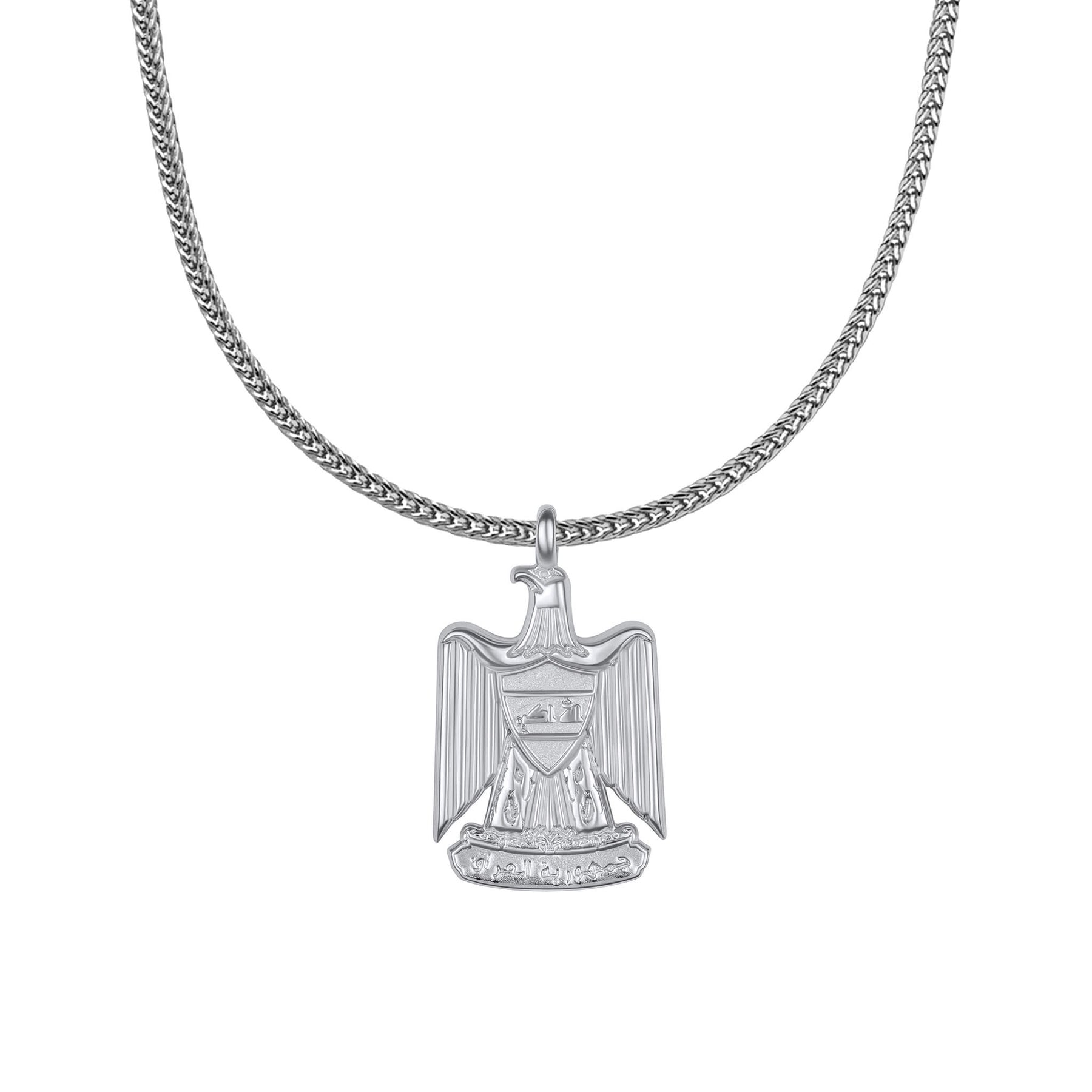 Irak Adler Wappen Kette Herren Silber versilbert | d'origine