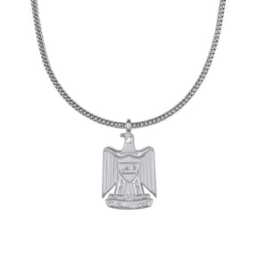 Irak Adler Wappen Kette Herren Silber versilbert | d'origine