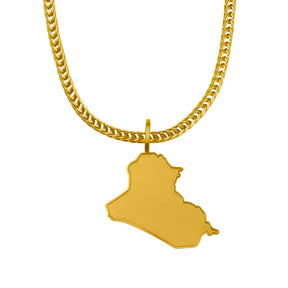 Irak Landkartenkette Matt | Herren