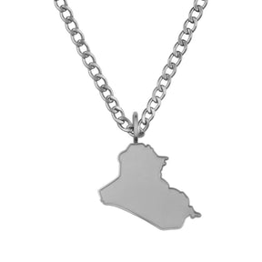 Irak Landkartenkette Matt | Herren