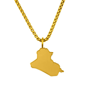 Irak Landkartenkette Matt | Herren