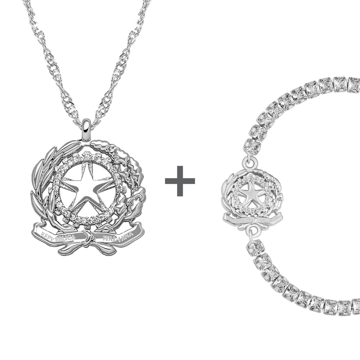 Italien Wappen Schmuck Set Damen | d'origine