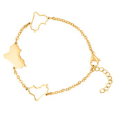 Irak Landkarten Armband 18K Gold | d'origine
