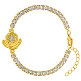 Kasachstan Wappen Armband Damen Gold vergoldet | d'origine