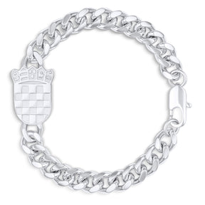 Kroatien Wappen Armband Herren Silber wasserfest | d'origine