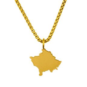 Kosovo Landkartenkette Matt | Herren