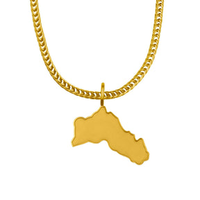 Kurdistan Landkartenkette Matt | Herren