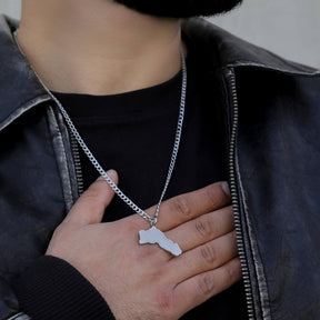 Kurdistan Landkartenkette Matt | Herren