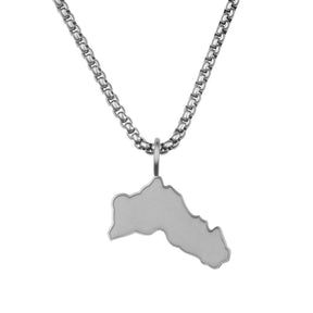 Kurdistan Landkartenkette Matt | Herren