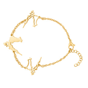 Kroatien Landkarten Armband 18K Gold | d'origine