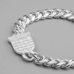 Kroatien Wappen Armband Herren Silber wasserfest | d'origine