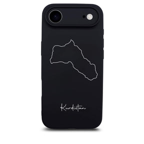 Kurdistan Handyhülle für iPhone 17 Air – Rückseite mit Landkarte und Schriftzug