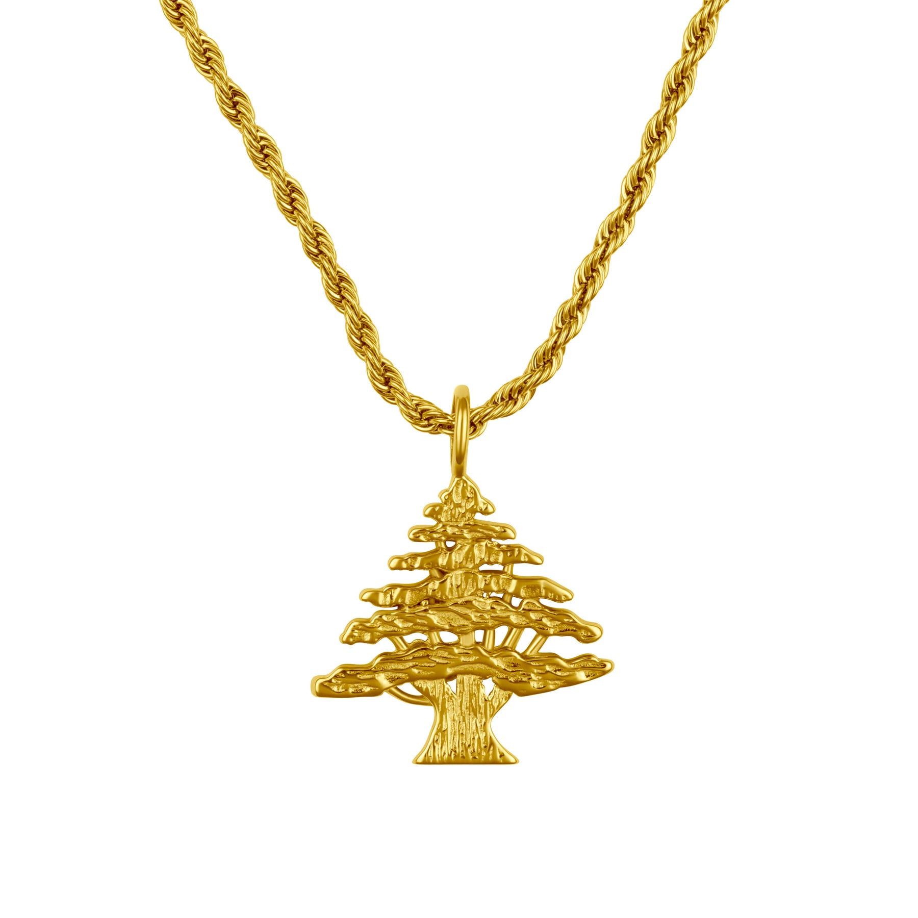 Libanon Zeder Wappen Kette Herren 18K Gold | d'origine