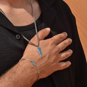 Libanon Landkarten Kette Herren getragen am Model