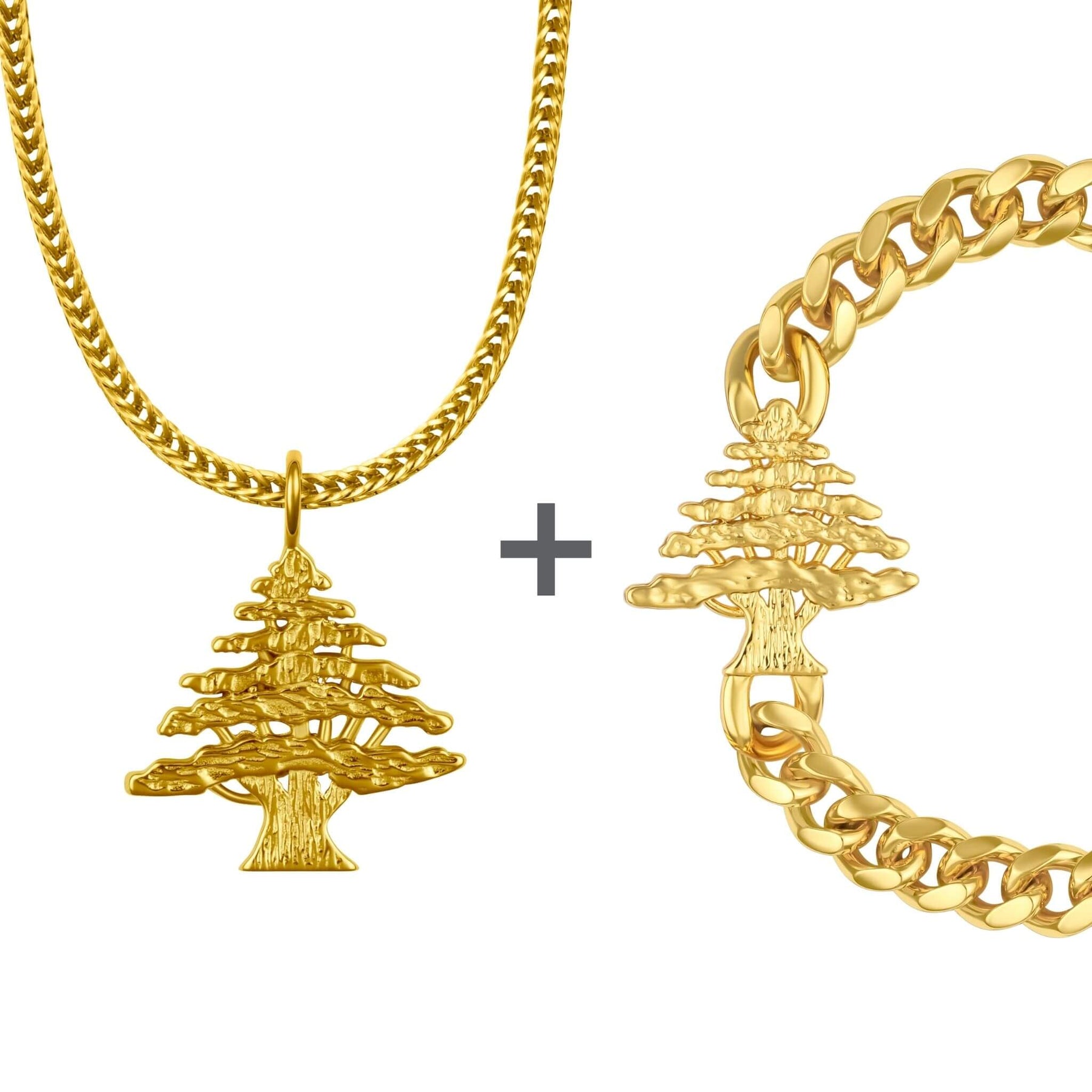 Libanon Wappen Schmuck Set Herren | d'origine