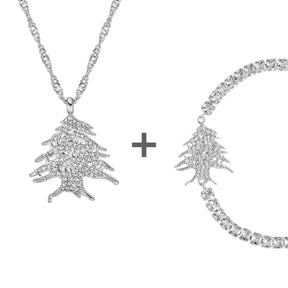 Libanon Wappen Schmuck Set Damen | d'origine