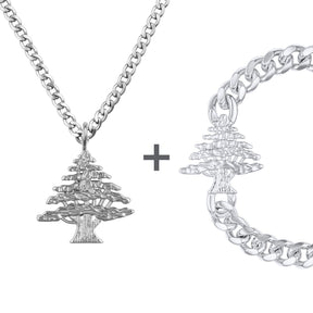 Libanon Wappen Schmuck Set Herren | d'origine