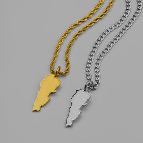 Libanon Landkartenkette Matt | Herren