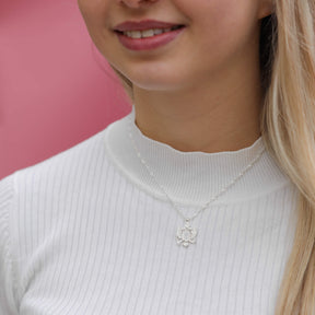 Montenegro Emblem Necklace Women Worn Photo – Eagle