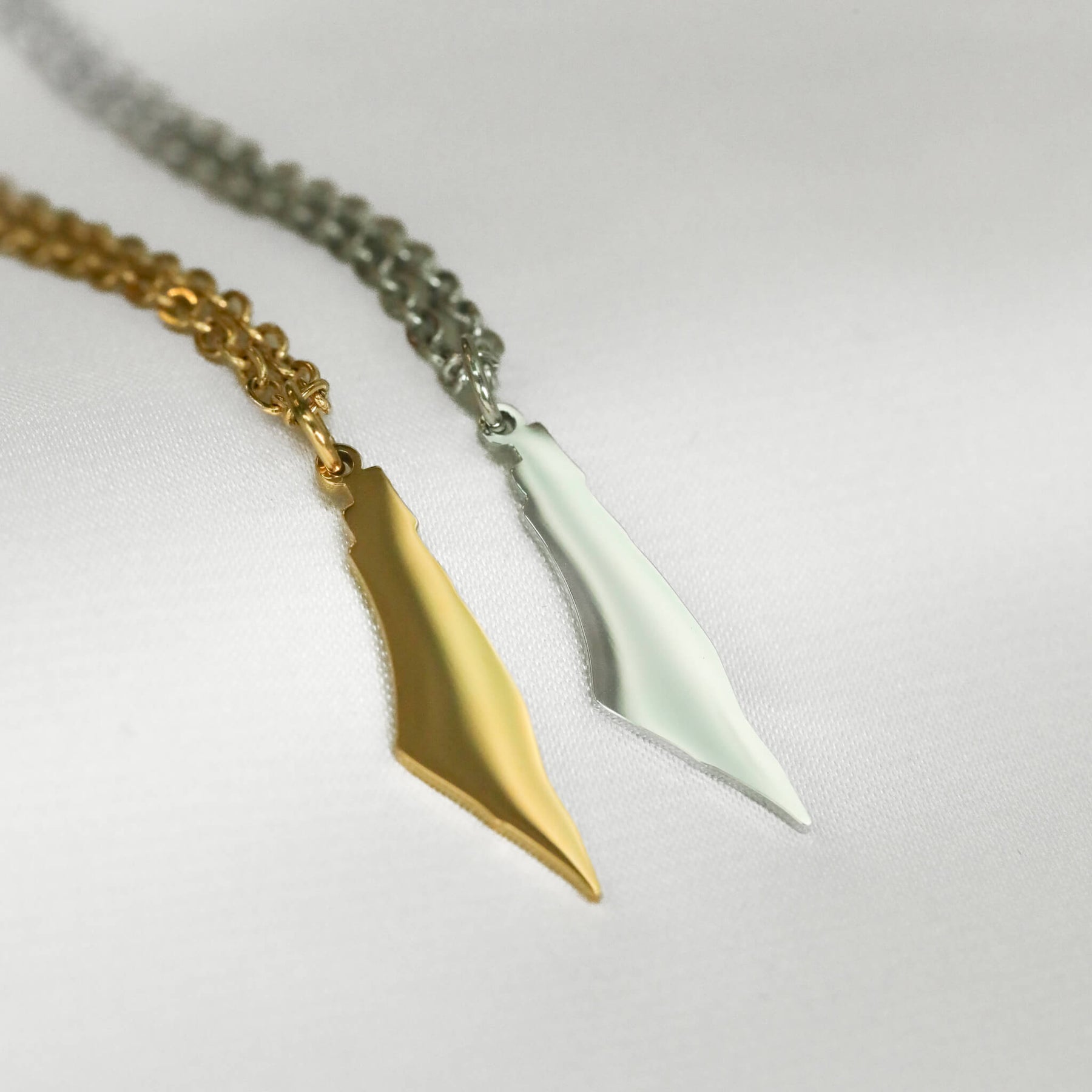 Palestine Map Necklace Women Stainless Steel – Map