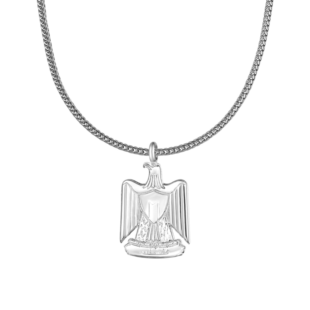 Palästina Wappen Kette Herren Silber Edelstahl | d'origine