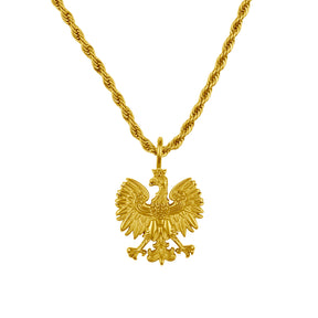 Polen Adler Wappen Kette Herren 18K Gold | d'origine
