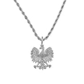Polen Wappen Kette Herren Silber Edelstahl – Adler