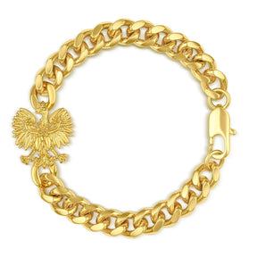 Polen Wappen Armband Herren 18K Gold – Adler