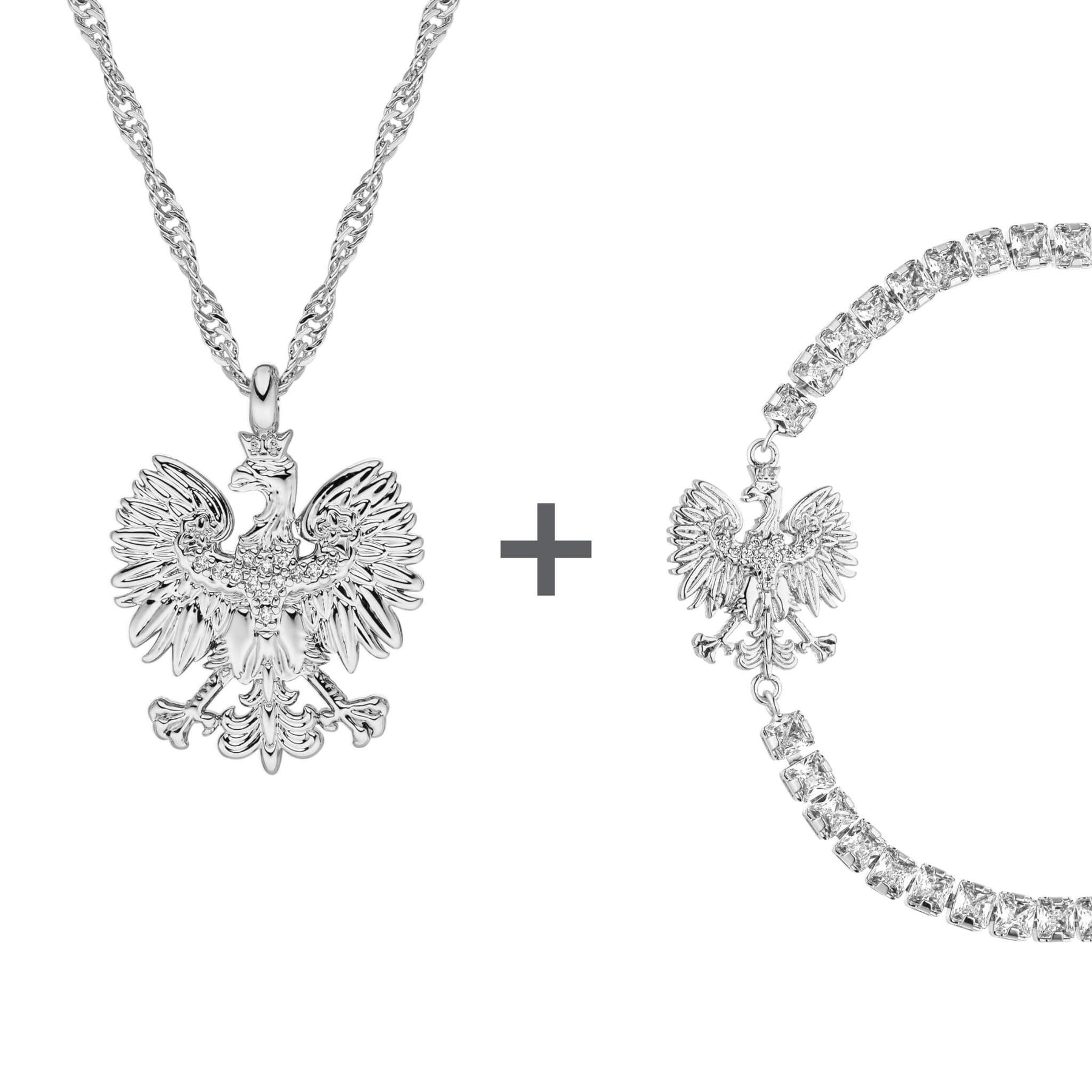 Polen Wappen Schmuck Set Damen | d'origine