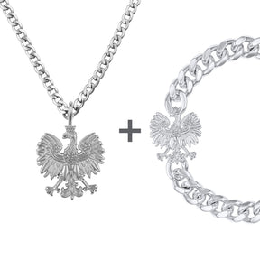 Polen Wappen Schmuck Set Herren | d'origine