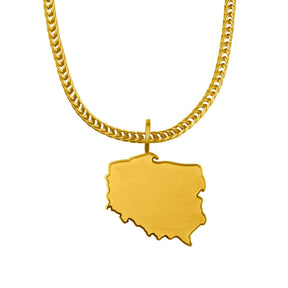 Polen Landkartenkette Matt | Herren