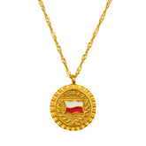 Polen Flaggenkette Damen 18K Gold | d'origine