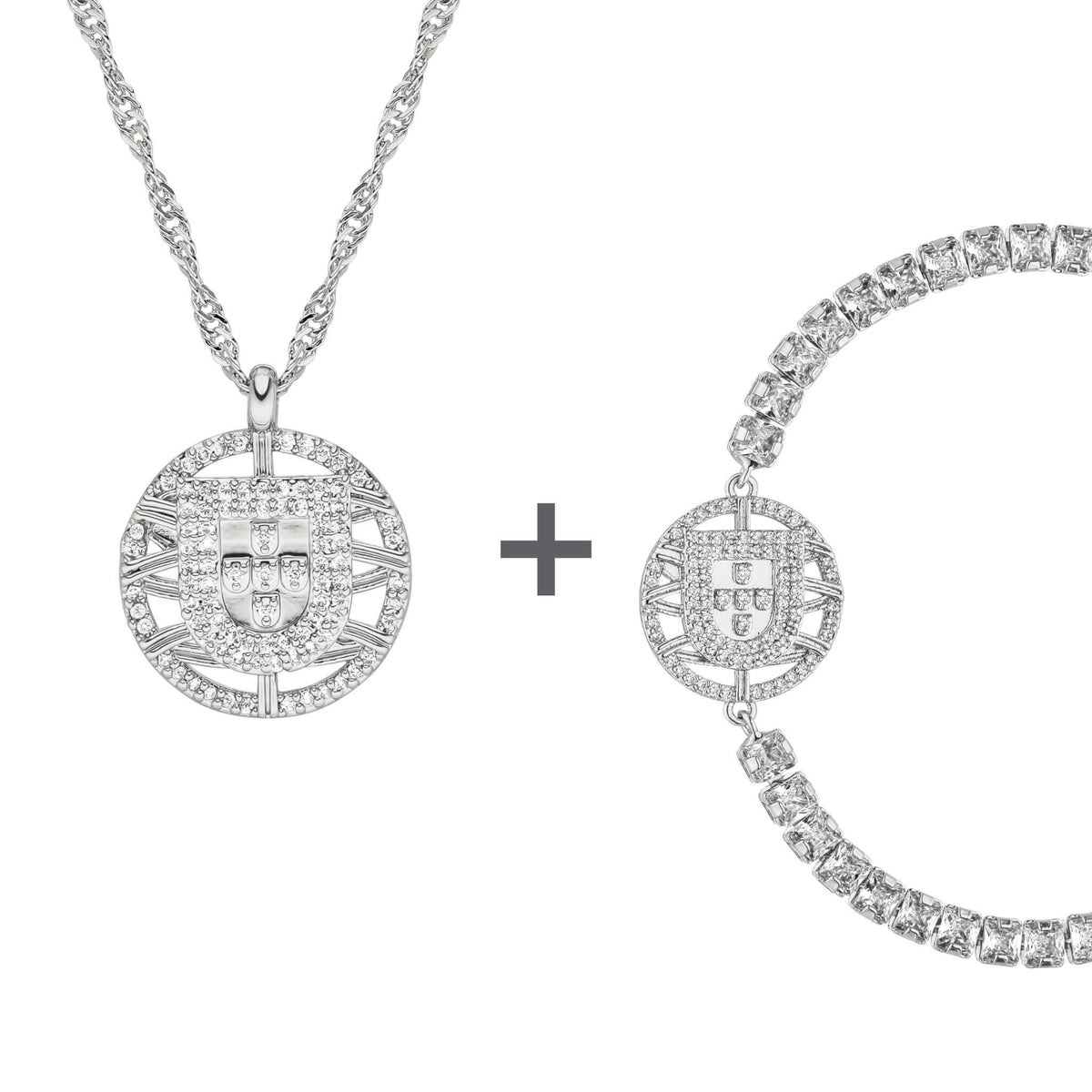 Portugal Wappen Schmuck Set Damen | d'origine