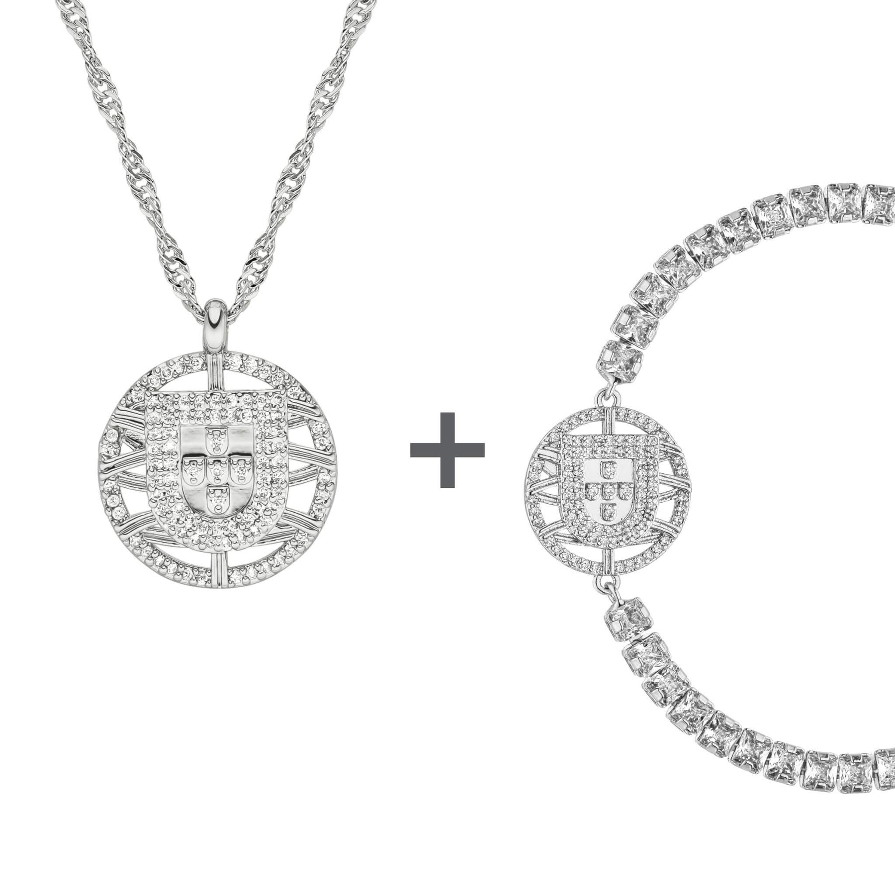 Portugal Wappen Schmuck Set Damen | d'origine
