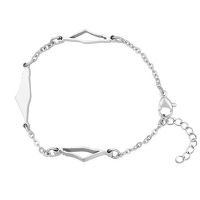 Palästina Silhouette Landkarten Armband Silber wasserfest | d'origine