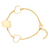 Polen Landkarten Armband 18K Gold | d'origine