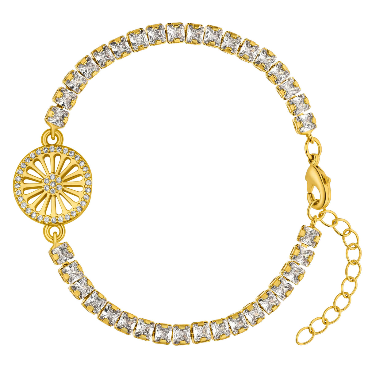 Roma Wappen Armband Damen Gold vergoldet | d'origine
